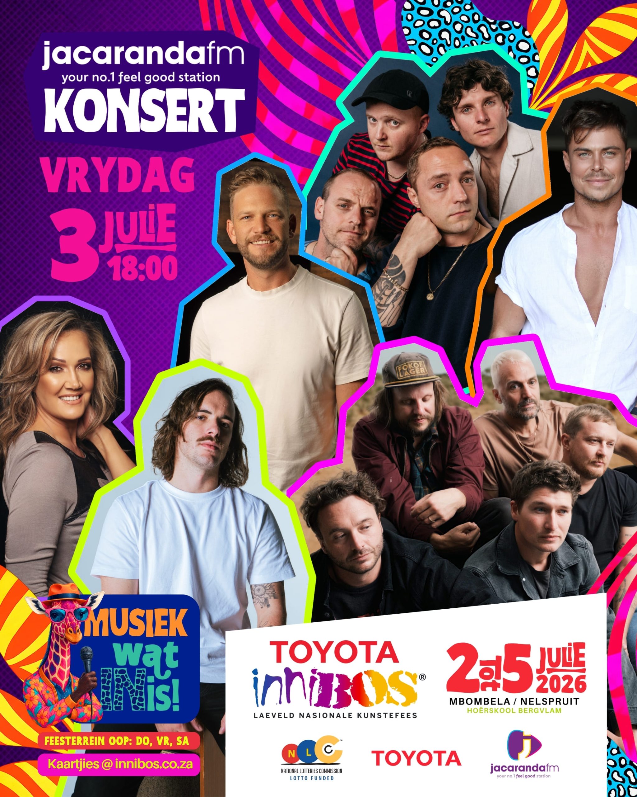 Jacarandafm Konsert - Social Media Post