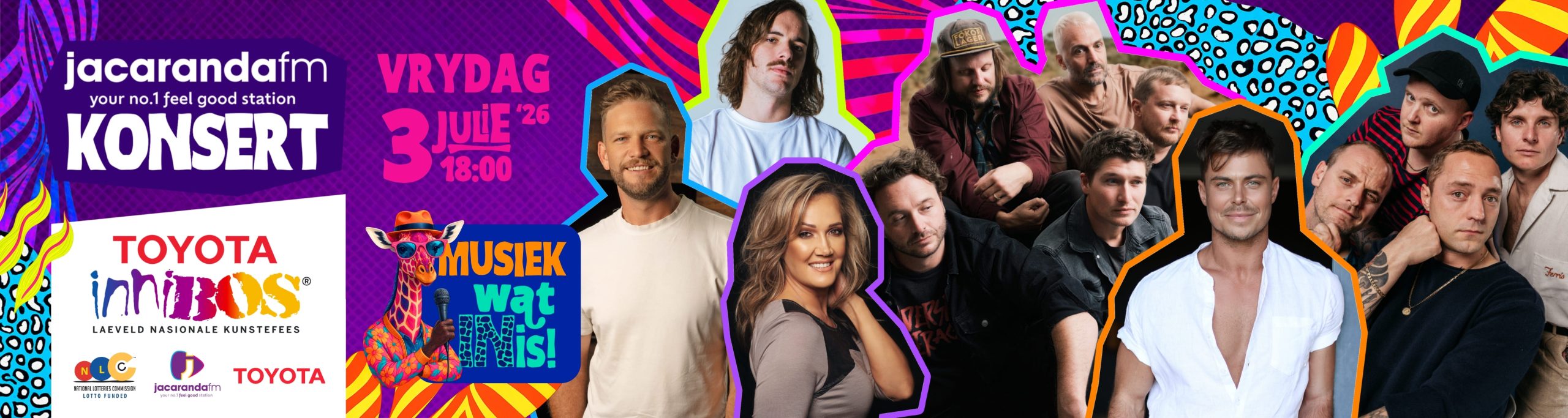 Jacarandafm Konsert - Website Banner