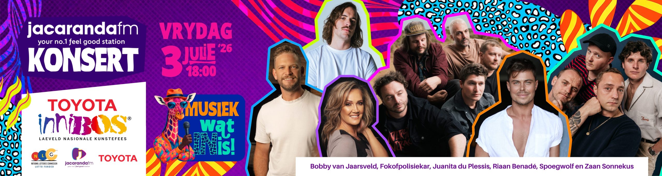 Jacarandafm Konsert - Website Banner