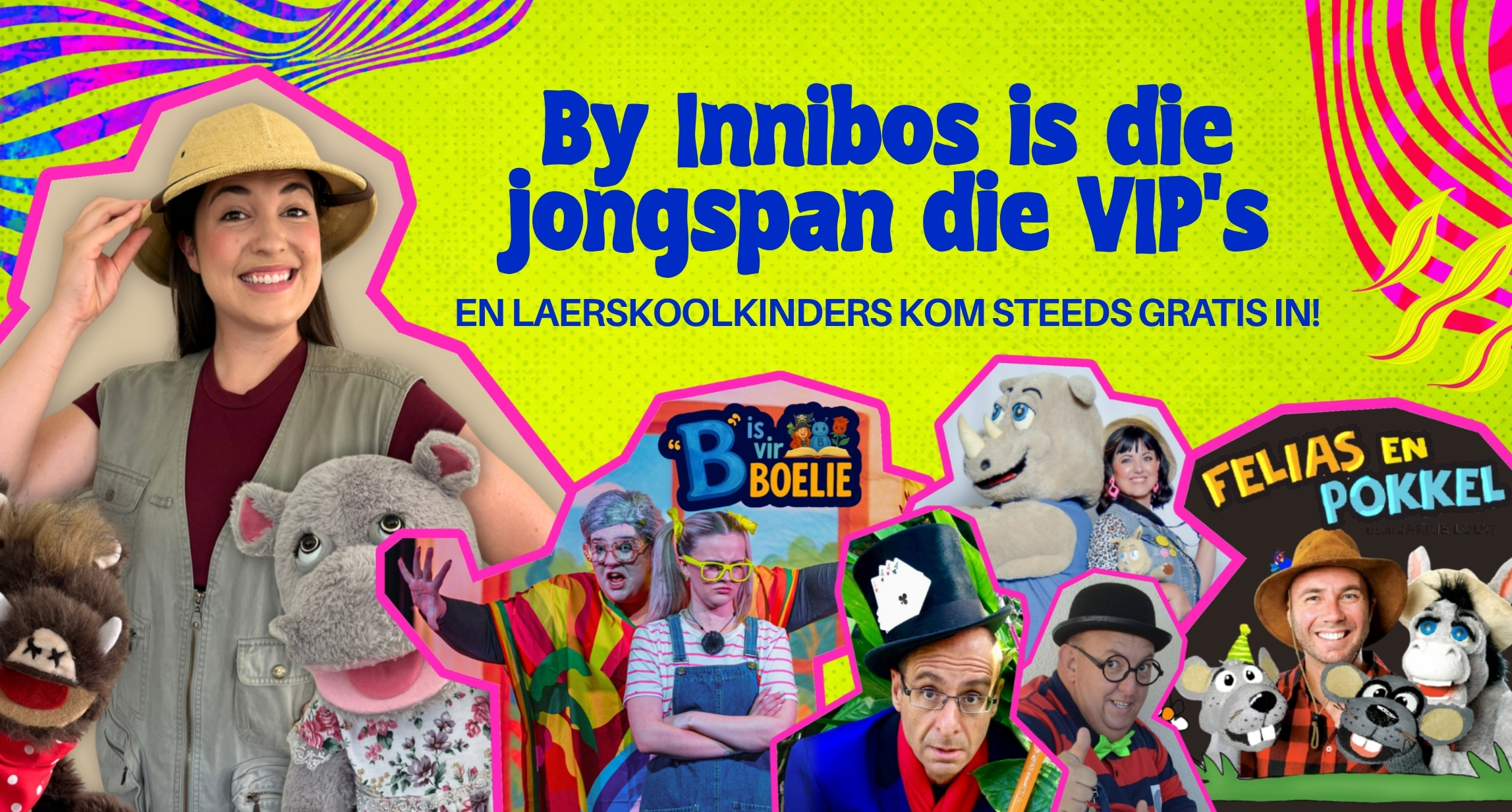 By Innibos is die jongspan die VIP’s – en laerskoolkinders kom steeds GRATIS in!